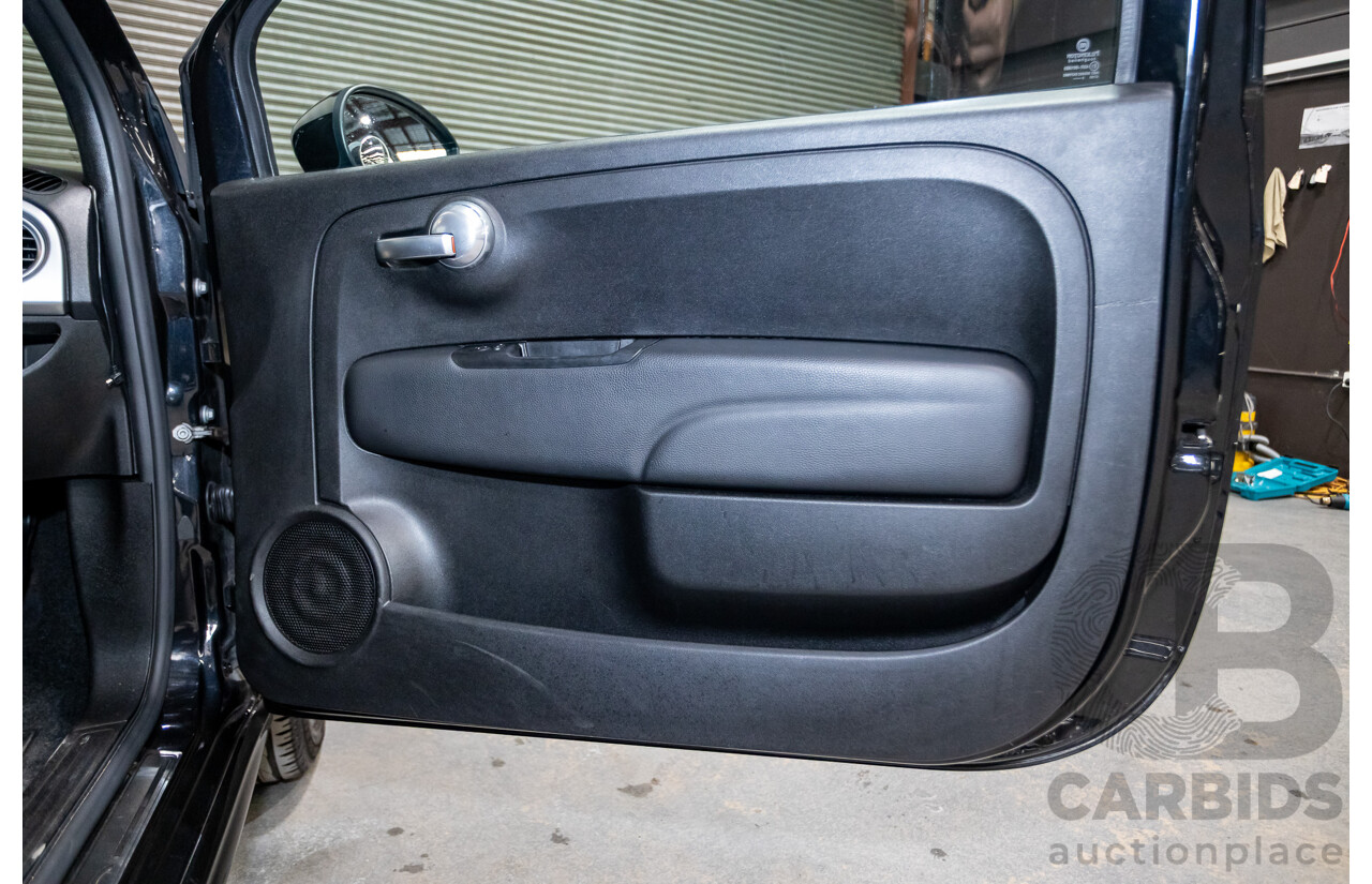 11/2013 Fiat 500 S MY13 3d Hatchback Vesuvio Black Metallic 1.4L