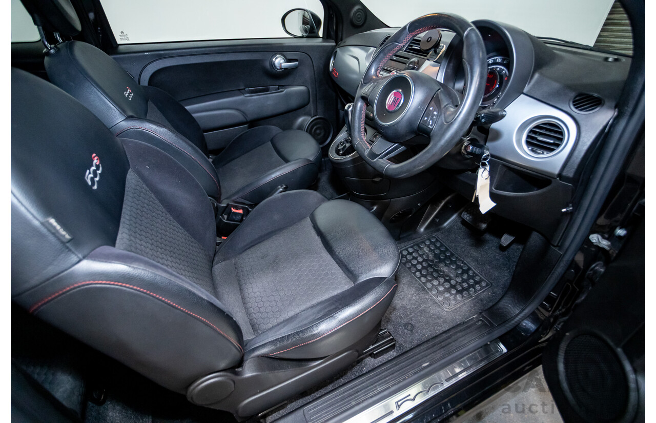 11/2013 Fiat 500 S MY13 3d Hatchback Vesuvio Black Metallic 1.4L