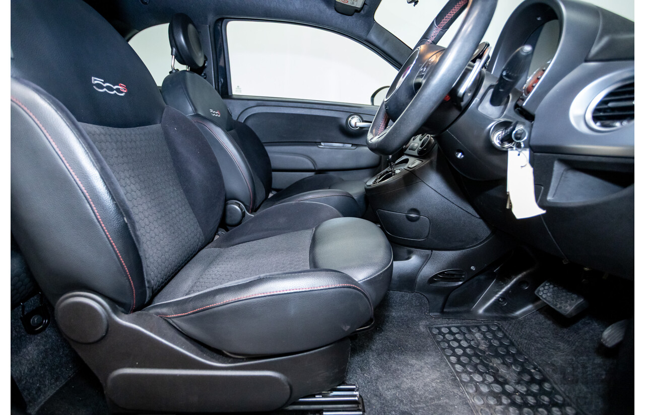 11/2013 Fiat 500 S MY13 3d Hatchback Vesuvio Black Metallic 1.4L