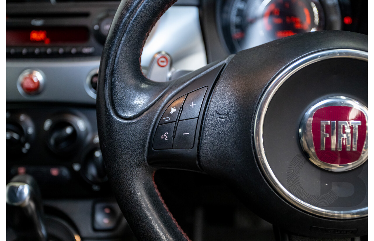 11/2013 Fiat 500 S MY13 3d Hatchback Vesuvio Black Metallic 1.4L