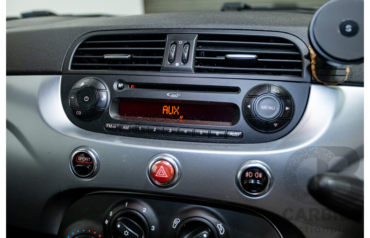 11/2013 Fiat 500 S MY13 3d Hatchback Vesuvio Black Metallic 1.4L