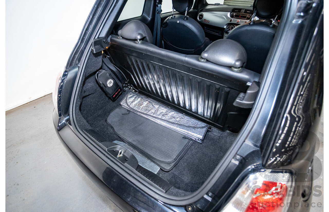 11/2013 Fiat 500 S MY13 3d Hatchback Vesuvio Black Metallic 1.4L