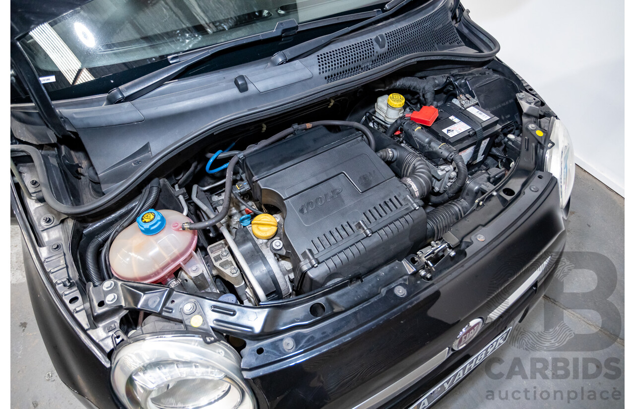 11/2013 Fiat 500 S MY13 3d Hatchback Vesuvio Black Metallic 1.4L