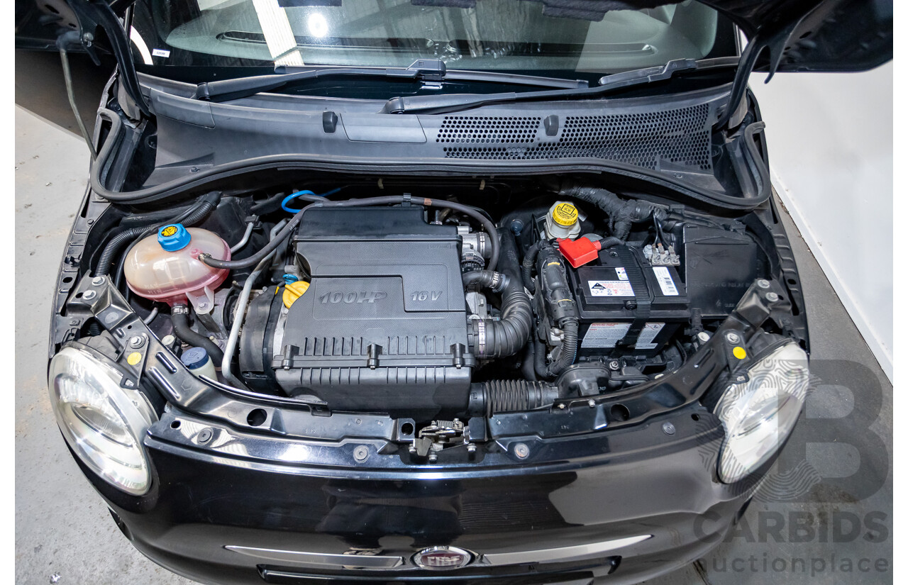 11/2013 Fiat 500 S MY13 3d Hatchback Vesuvio Black Metallic 1.4L