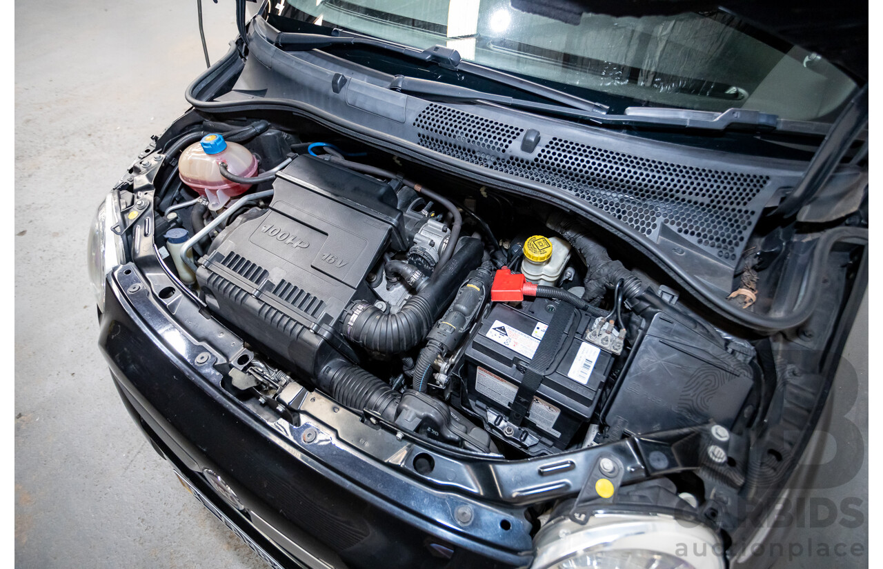 11/2013 Fiat 500 S MY13 3d Hatchback Vesuvio Black Metallic 1.4L