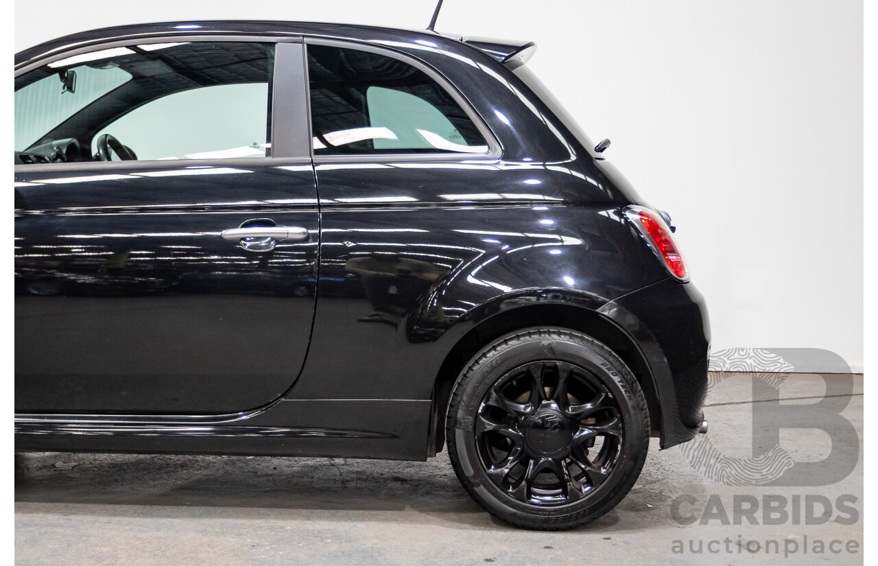 11/2013 Fiat 500 S MY13 3d Hatchback Vesuvio Black Metallic 1.4L