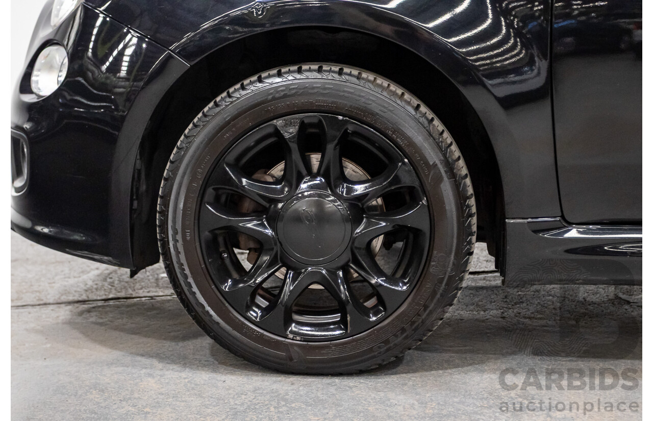 11/2013 Fiat 500 S MY13 3d Hatchback Vesuvio Black Metallic 1.4L