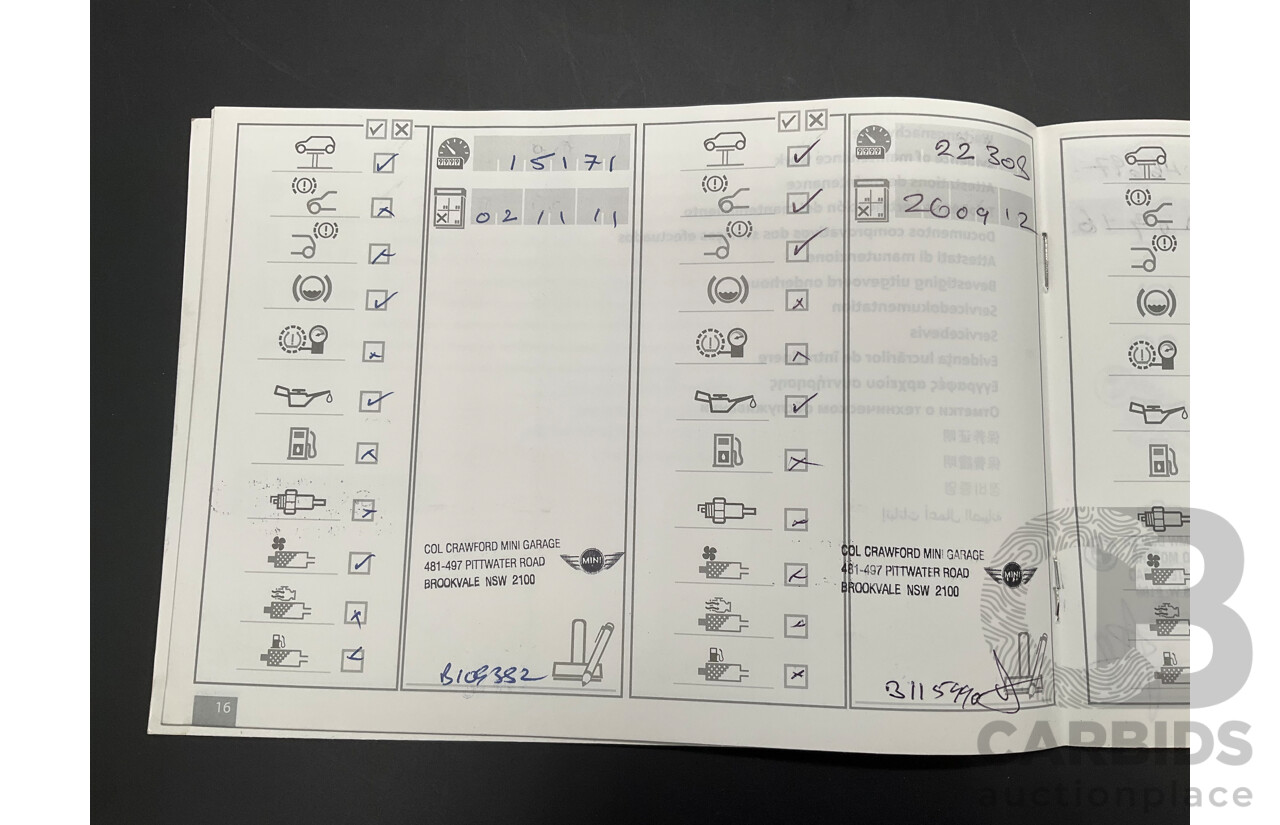 9/2009 Mini Cooper D R56 2d Hatchback Horizon Blue Metallic/Pepper White Roof Turbo Diesel 1.6L