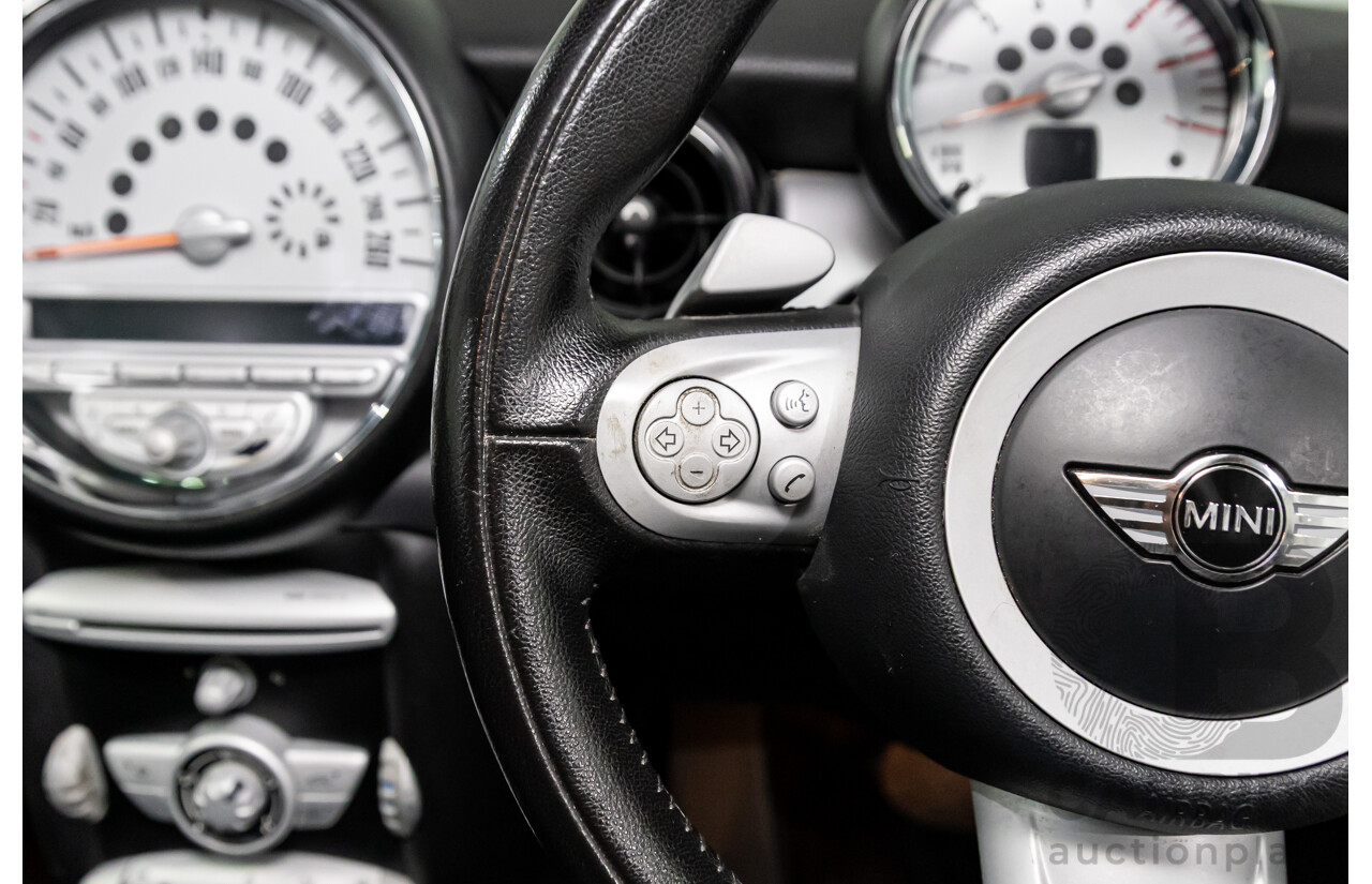 9/2009 Mini Cooper D R56 2d Hatchback Horizon Blue Metallic/Pepper White Roof Turbo Diesel 1.6L