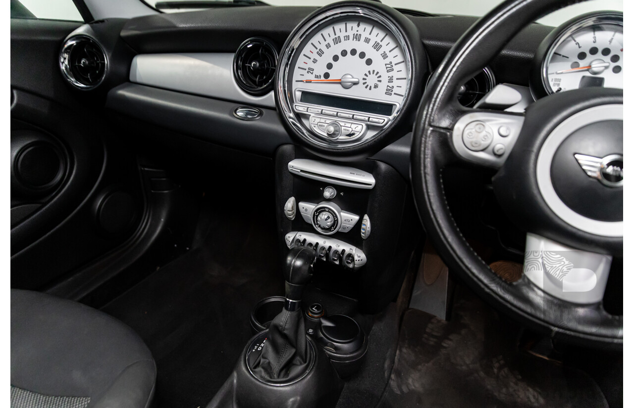 9/2009 Mini Cooper D R56 2d Hatchback Horizon Blue Metallic/Pepper White Roof Turbo Diesel 1.6L