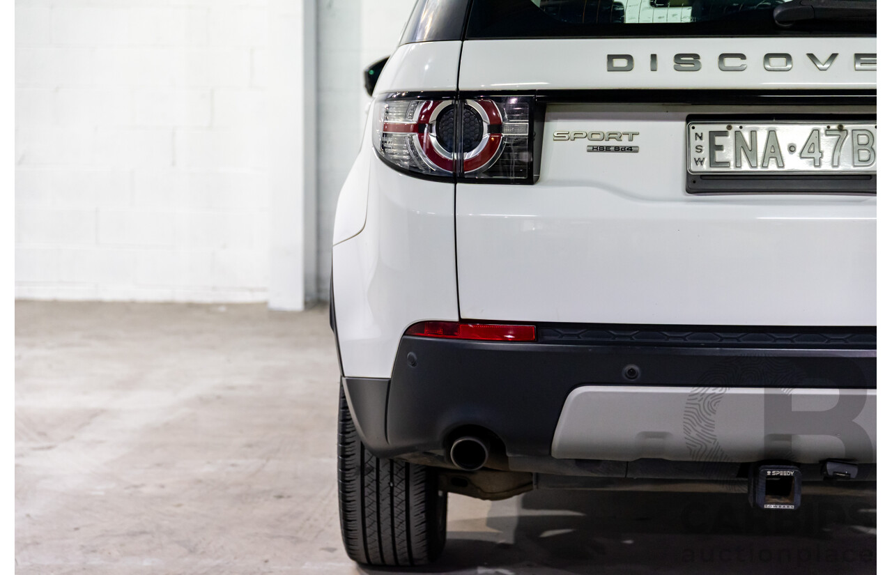 02/2018 Land Rover Discovery Sport SD4 HSE (177kW AWD) 5 Seat L550 MY18 4d Wagon Fuji White/ Santorini Black Roof Turbo Diesel 2.0L