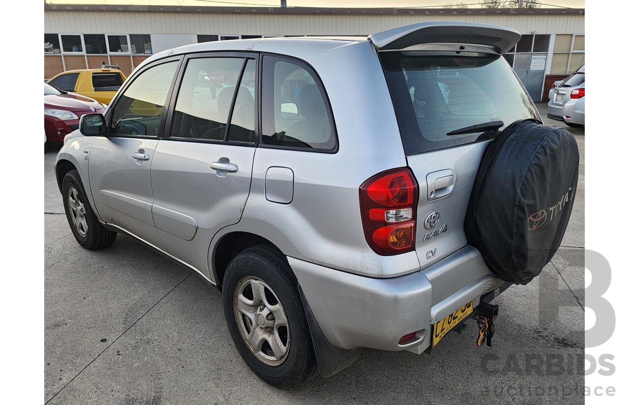 4/2004 Toyota Rav4 CV (4x4) ACA23R 4d Wagon Silver 2.4L