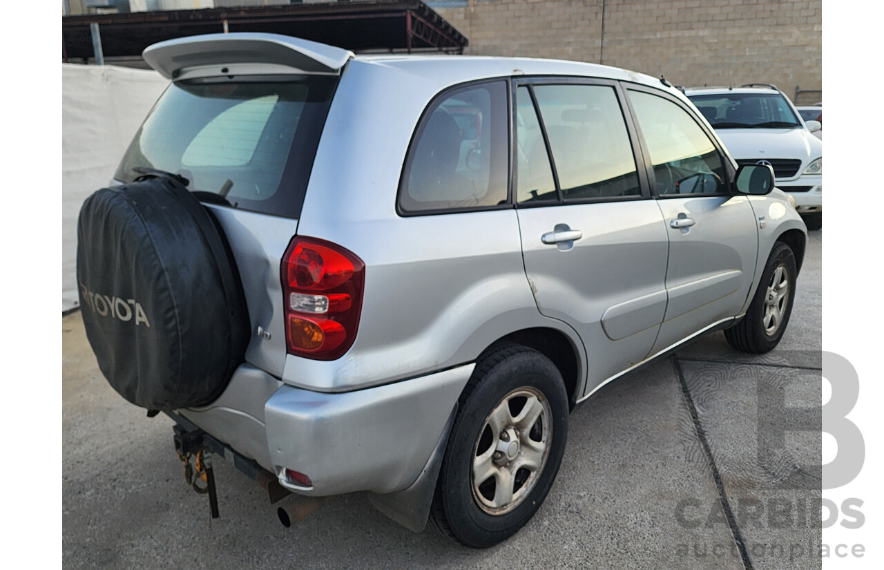 4/2004 Toyota Rav4 CV (4x4) ACA23R 4d Wagon Silver 2.4L