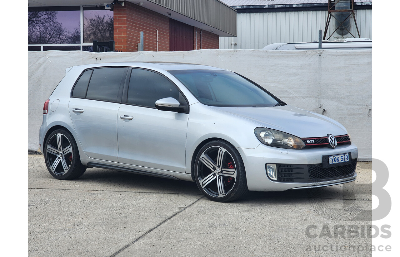 10/2012 Volkswagen Golf GTi 1K MY12 5d Hatchback Silver 2.0L