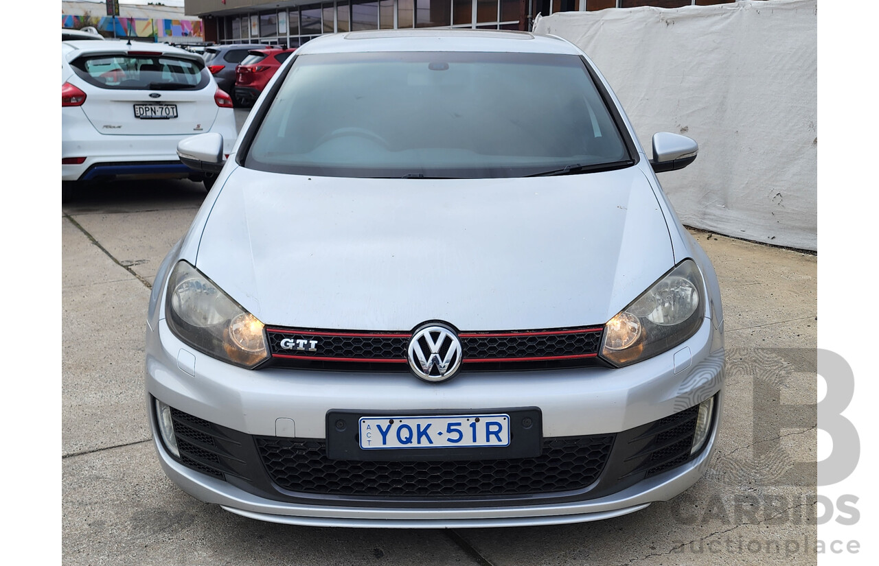 10/2012 Volkswagen Golf GTi 1K MY12 5d Hatchback Silver 2.0L