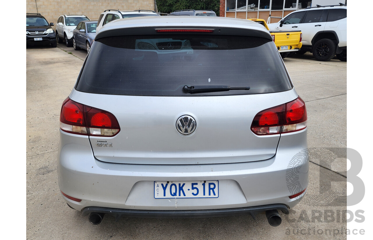 10/2012 Volkswagen Golf GTi 1K MY12 5d Hatchback Silver 2.0L
