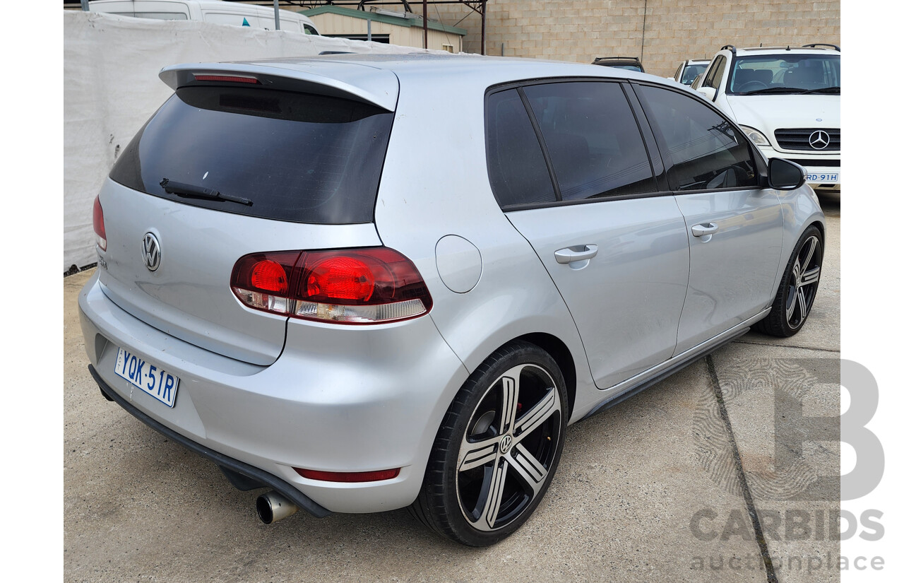 10/2012 Volkswagen Golf GTi 1K MY12 5d Hatchback Silver 2.0L