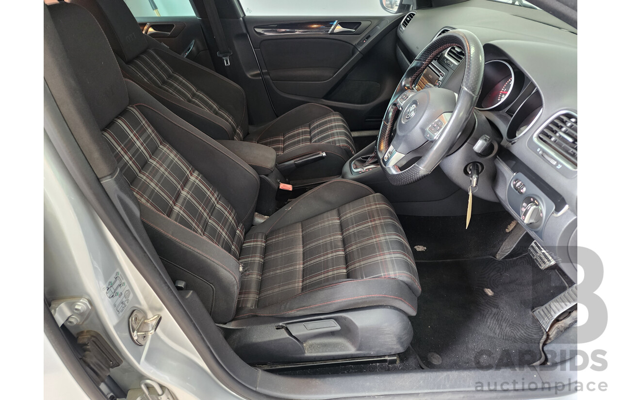 10/2012 Volkswagen Golf GTi 1K MY12 5d Hatchback Silver 2.0L