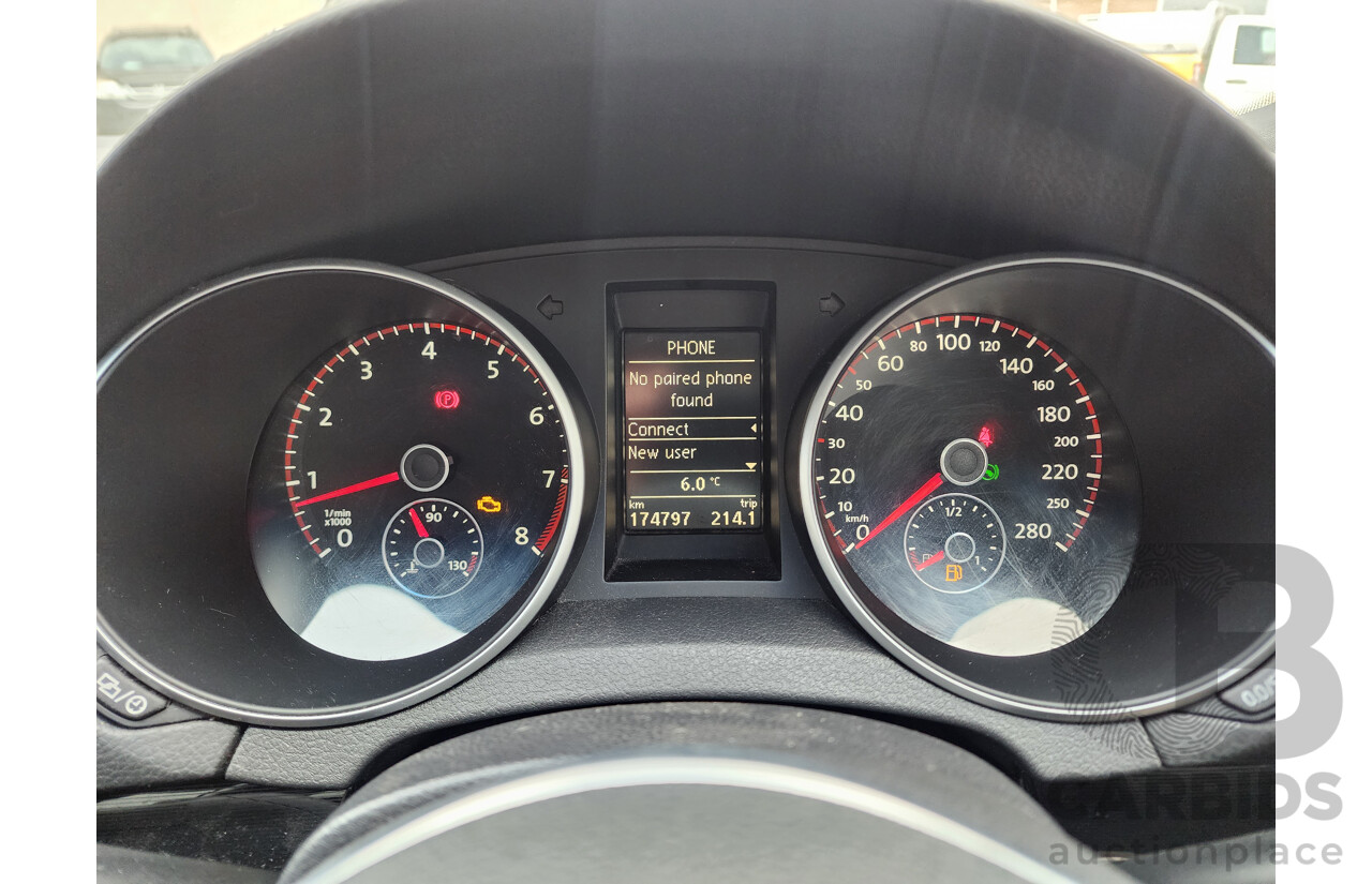 10/2012 Volkswagen Golf GTi 1K MY12 5d Hatchback Silver 2.0L