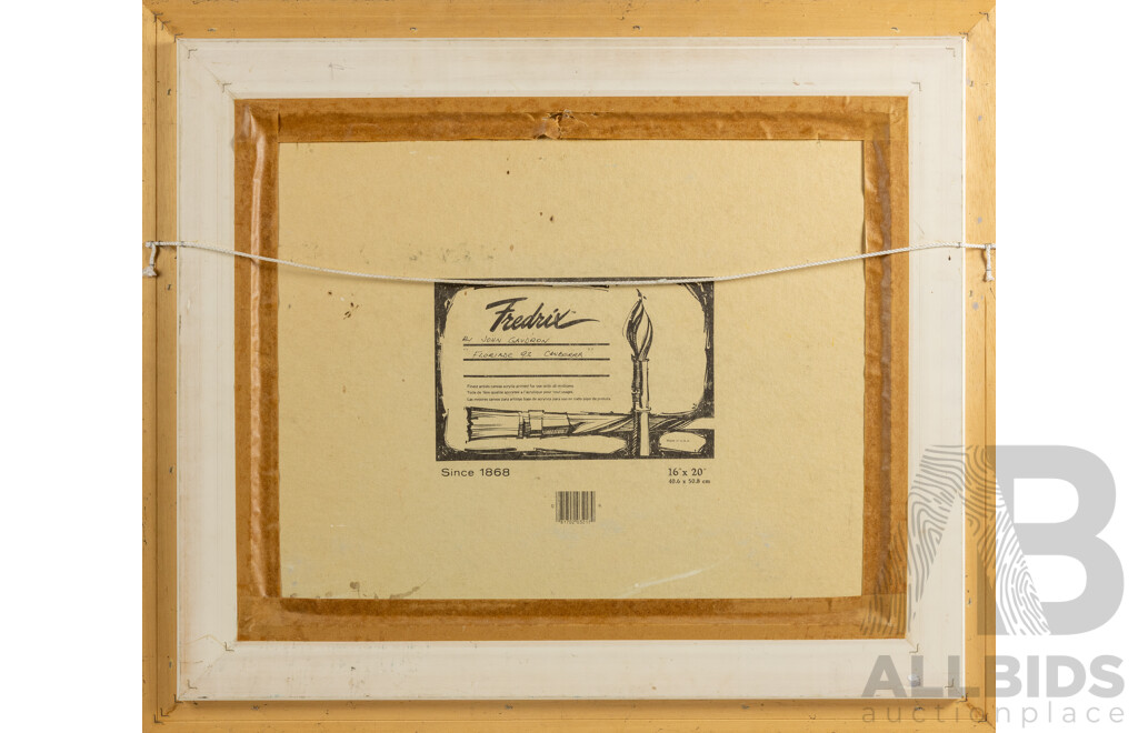 John Gaudron, (20th Century, Australian), Floriade, Canberra (1993), Original Acrylic on Canvas Board, 60 x 70 cm (frame)