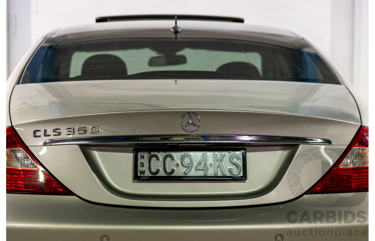 8/2005 Mercedes-Benz CLS 350 219 4d Coupe Cubanite Silver Metallic V6 3.5L