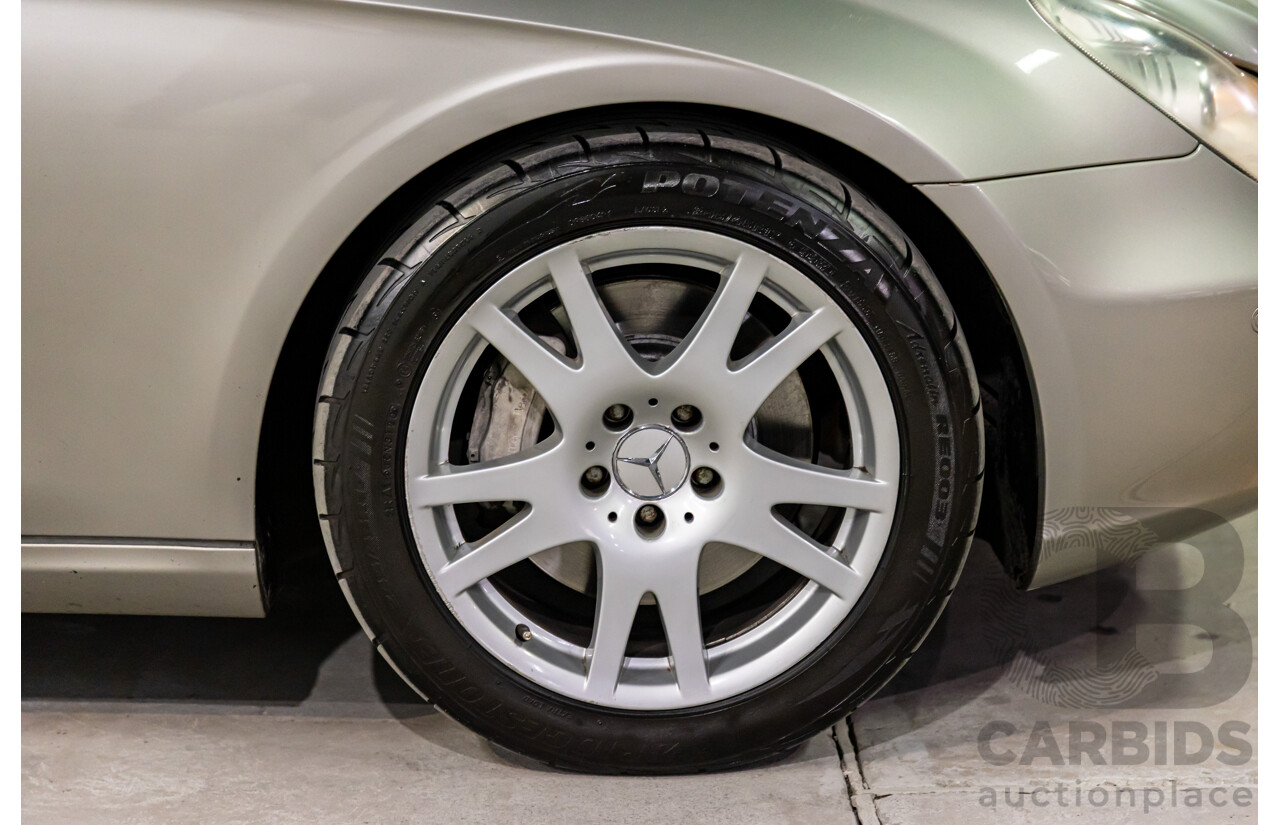 8/2005 Mercedes-Benz CLS 350 219 4d Coupe Cubanite Silver Metallic V6 3.5L