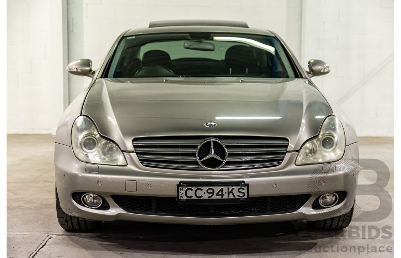 8/2005 Mercedes-Benz CLS 350 219 4d Coupe Cubanite Silver Metallic V6 3.5L