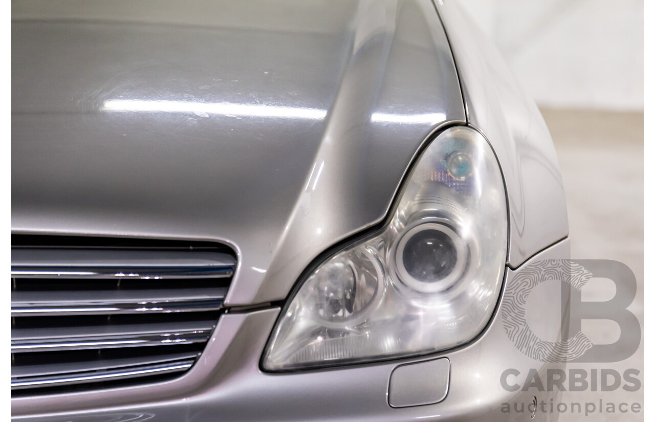 8/2005 Mercedes-Benz CLS 350 219 4d Coupe Cubanite Silver Metallic V6 3.5L