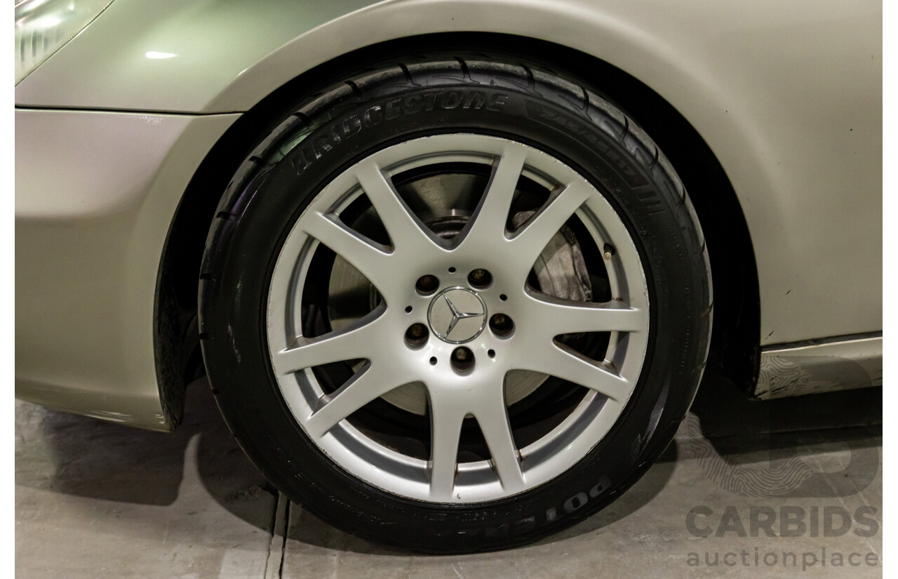 8/2005 Mercedes-Benz CLS 350 219 4d Coupe Cubanite Silver Metallic V6 3.5L