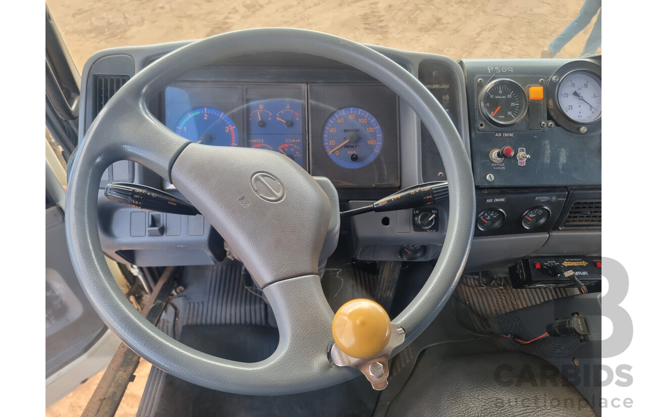 12/2002, Hino FF1J - 6 Cylinder Diesel, Dual Control 770 Cyclone Street Sweeper