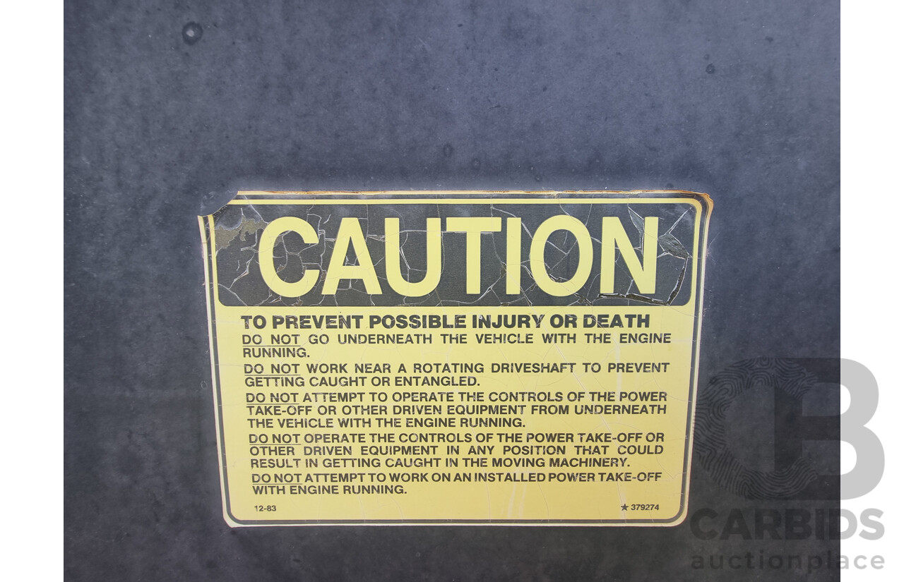 12/2002, Hino FF1J - 6 Cylinder Diesel, Dual Control 770 Cyclone Street Sweeper