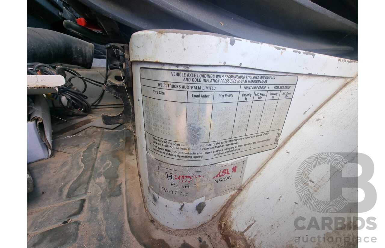 03/2004, IVECO Acco C/Cab 6WH DC LE 2350G ISC Cummins 12,000L Water Cart