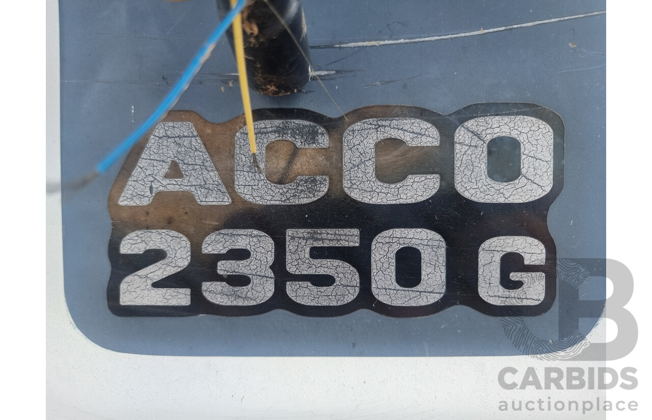 03/2004, IVECO Acco C/Cab 6WH DC LE 2350G ISC Cummins 12,000L Water Cart