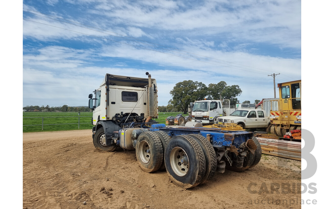 12/2003 Scania P124 6x4, 12L Diesel, Tipper Truck