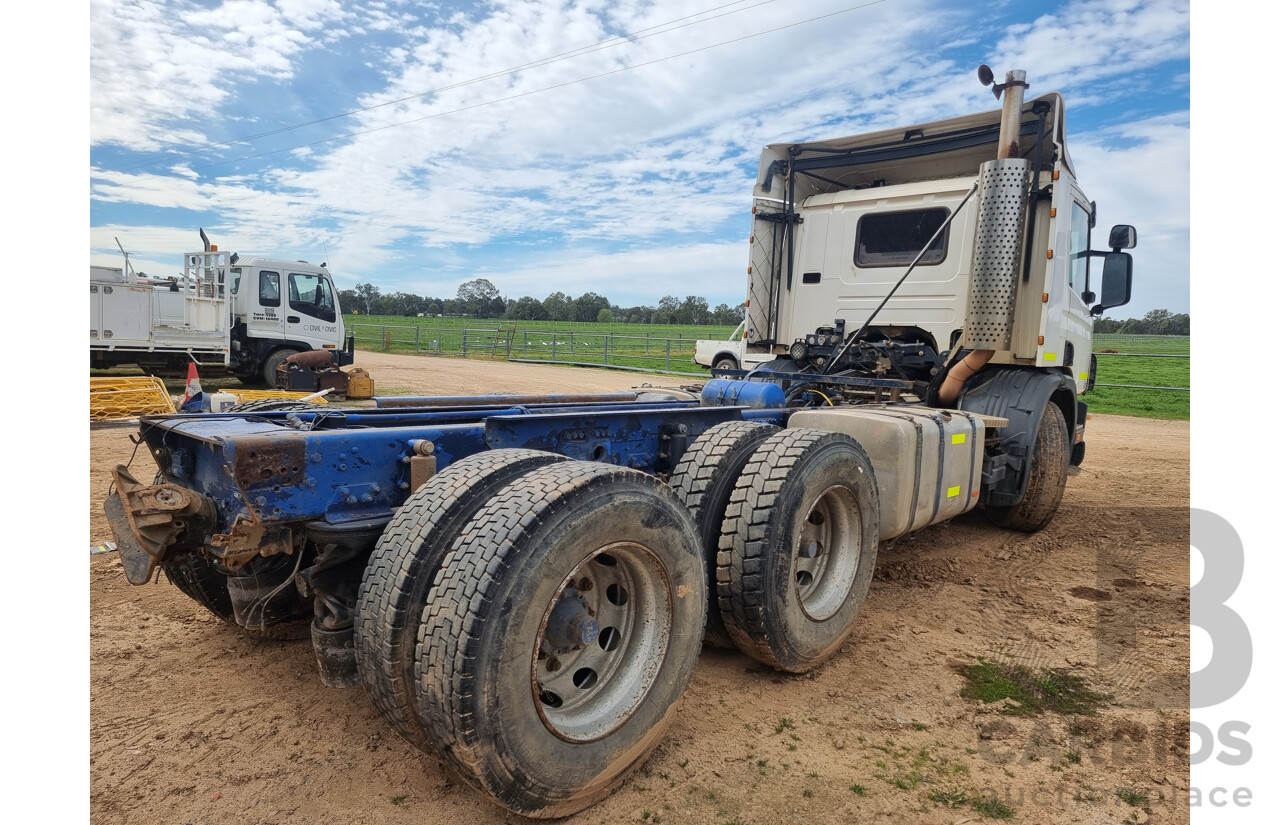 12/2003 Scania P124 6x4, 12L Diesel, Tipper Truck