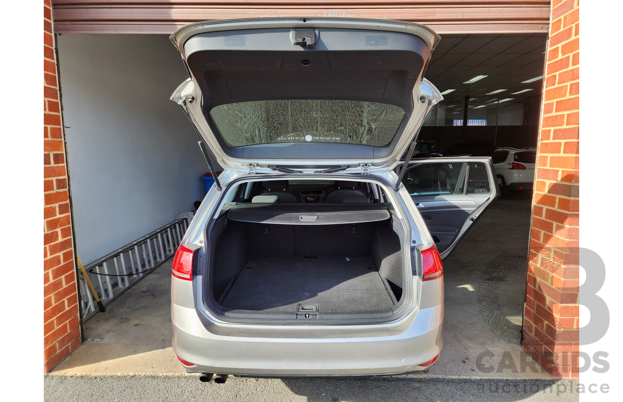 2/2014 Volkswagen Golf 90 TSI AU MY14 4d Wagon Silver 1.4L