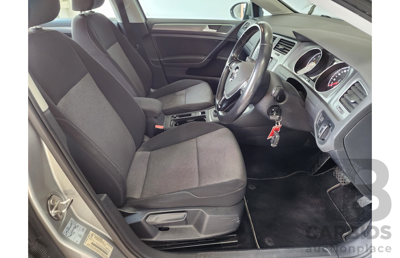 2/2014 Volkswagen Golf 90 TSI AU MY14 4d Wagon Silver 1.4L