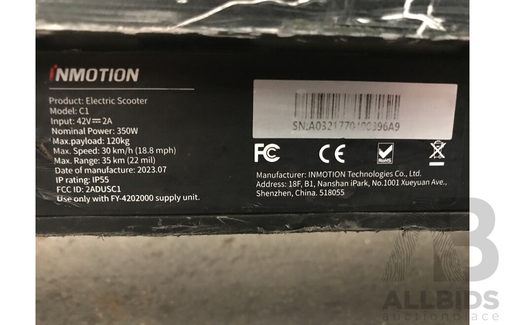 Inmotion C1 Electric Scooter