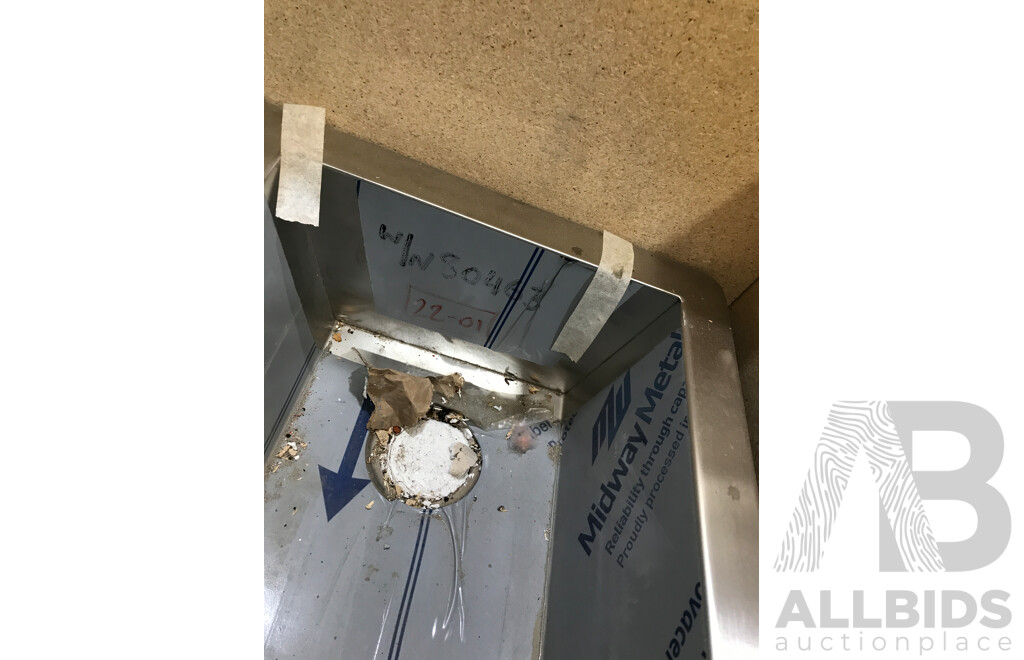 Britex Stainless Steel Wallsend Basin Trough