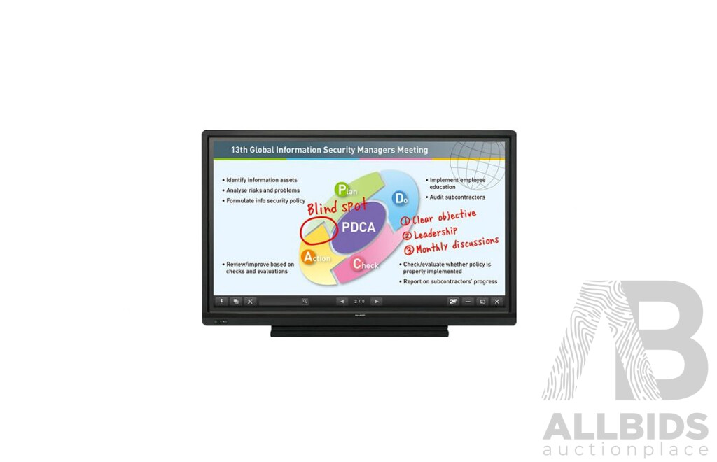 SHARP 60' (PN-60TB3) Interactive LCD Monitor