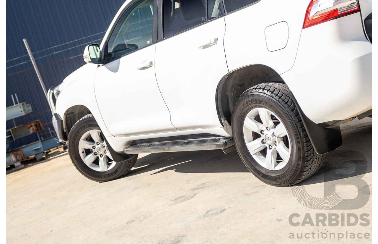 03/2016 Toyota Landcruiser PRADO GXL (4x4) GDJ150R MY16 4D Wagon White Turbo Diesel 2.8L - 7 Seats