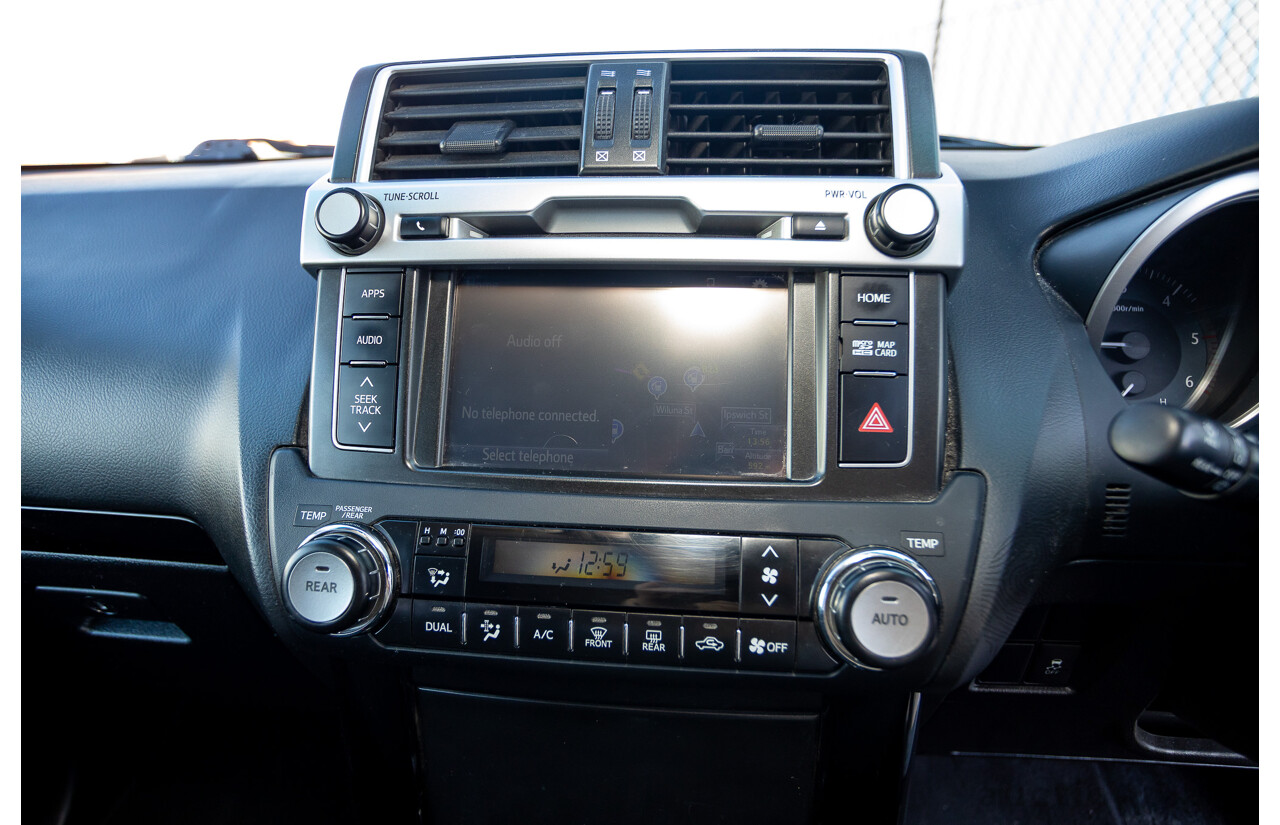 03/2016 Toyota Landcruiser PRADO GXL (4x4) GDJ150R MY16 4D Wagon White Turbo Diesel 2.8L - 7 Seats