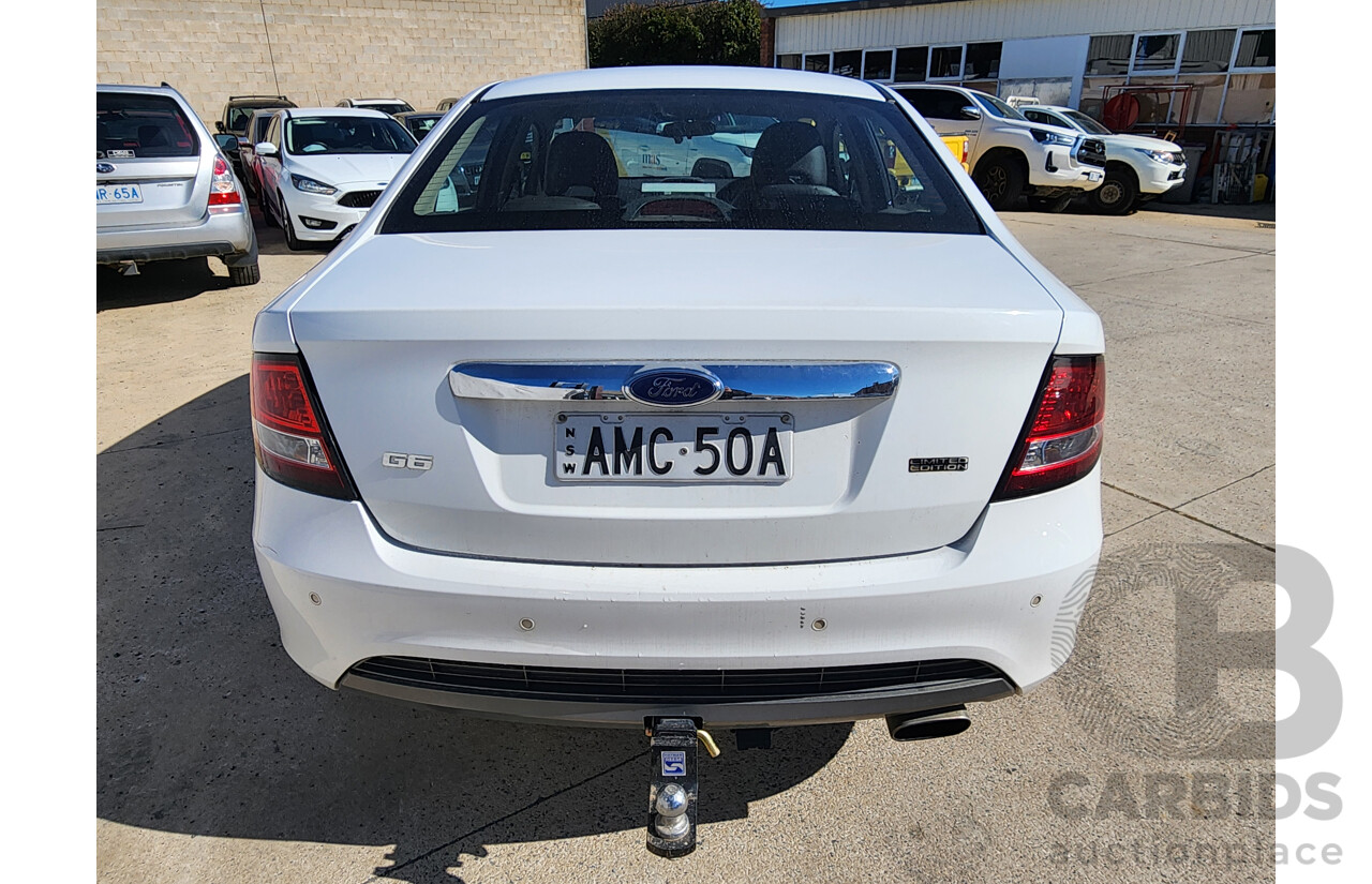 4/2010 Ford G6 Limited Edition FG 4d Sedan White 4.0L
