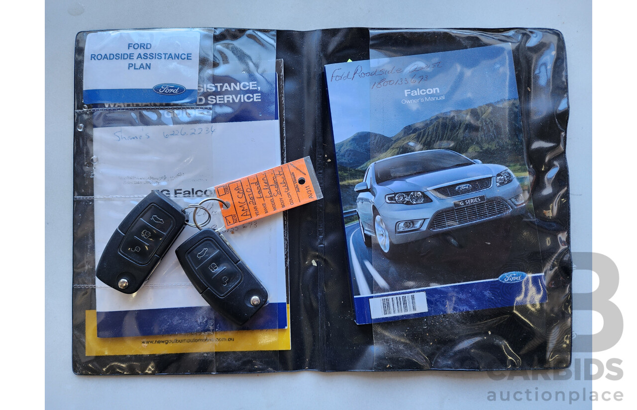 4/2010 Ford G6 Limited Edition FG 4d Sedan White 4.0L