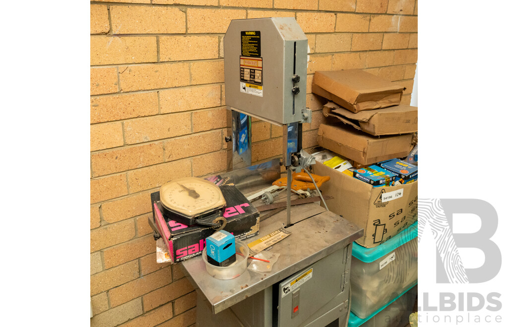 Assorted Job Lot - Workcraft Bandsaw, Handsaw & 25kg Hanging Scales ETC