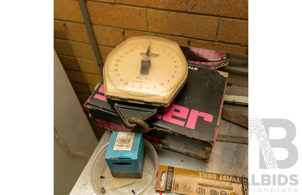 Assorted Job Lot - Workcraft Bandsaw, Handsaw & 25kg Hanging Scales ETC