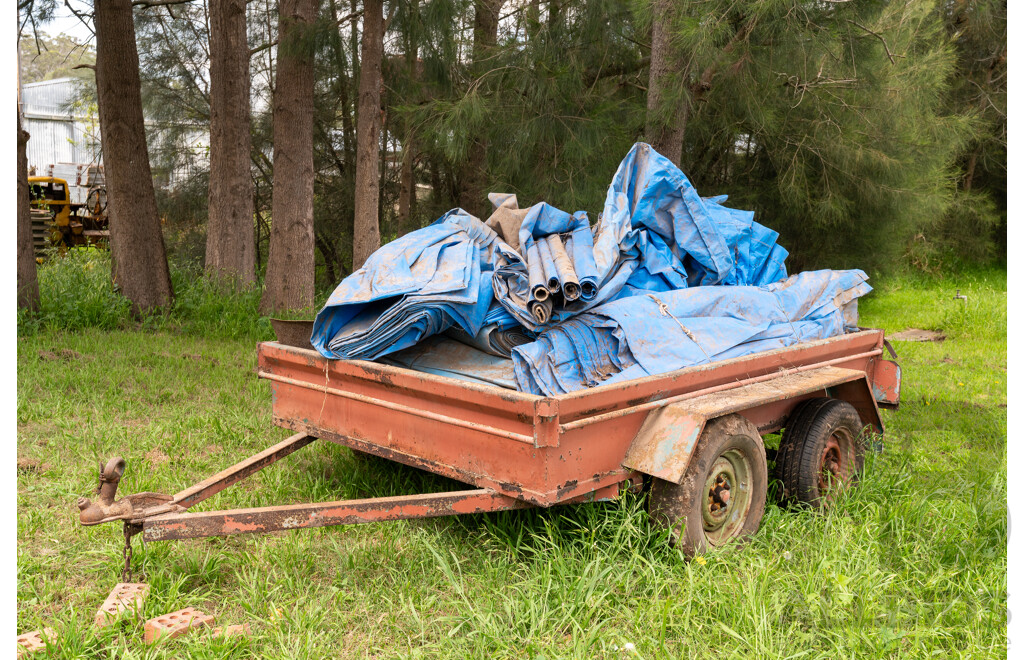 6x8 Dual Axle Farm Trailer