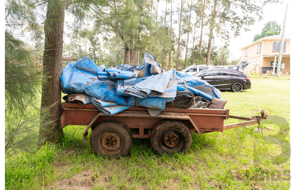 6x8 Dual Axle Farm Trailer