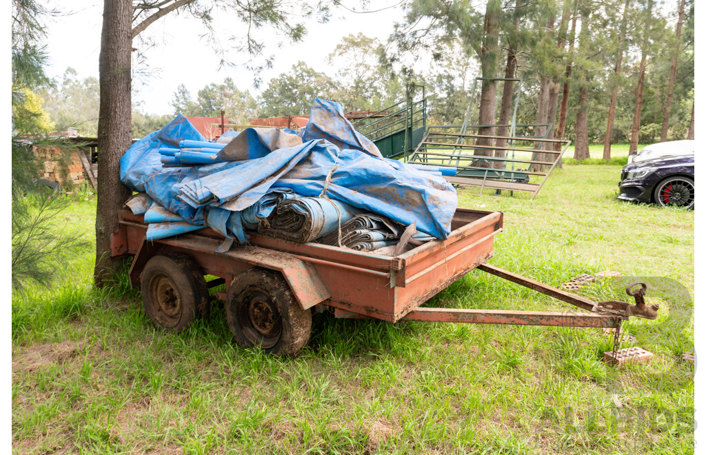 6x8 Dual Axle Farm Trailer