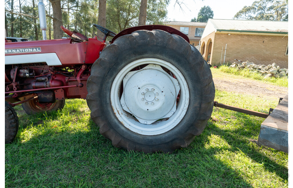 1971Circa, Red International Harvester 434 2.5L 4-cyl Diesel Tractor